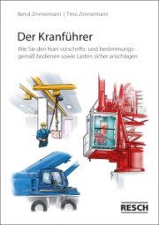 Krane Broschüre 'Der Kranführer' vom Resch-Verlag und Bernd Zimmermann vom IAG Mainz