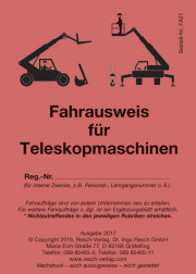Fahrausweis Teleskopmaschinen - Resch-Verlag und IAG Mainz